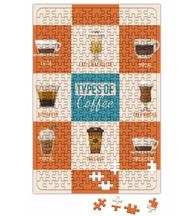 Types of Coffee Puzzle 240 Parça Yapboz