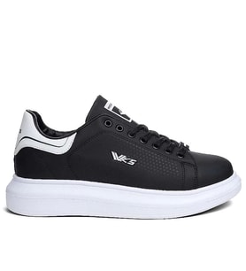 2535 WİCKERS ERKEK SNEAKERS AYAKKABI (Siyah - Beyaz)