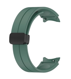 Microsonic Samsung Galaxy Watch 7 44mm Kordon Ribbon Line Yeşil (Yeşil)