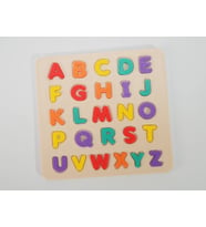 Northcity 3D Baskı Renkli A-Z Alfabe Puzzle - 26 Harfli Eğitim Seti
