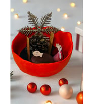 MACARON WİNTER MUM (Turuncu)