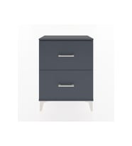 Arges Komodin 2 Çekmeceli 60x30x80 Antrasit-Antrasit