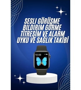 Arama Cevaplayabilen Akıllı Saat Bluetooth Bağlantılı Sosyal Medya Girişli