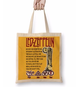 Led Zepplin Bez Çanta Uzun Saplı