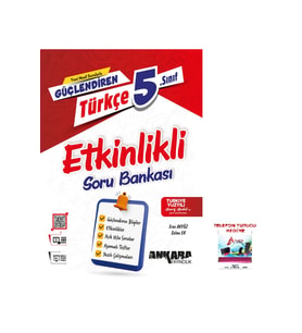 Ankara Yayıncılık 2025-2026 5. Sınıf Türkçe Yeni Nesil Sorularla Güçlendiren Etkinlikli Soru Bankası (Çok Renkli)