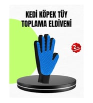 Mey İthalat® Evcil Hayvan Bakım Eldiveni – Masaj ve Tüy Toplama Özellikli Silikon Eldiven