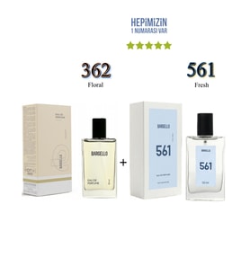 362 + 561 Kadın/Erkek Parfüm Edp 50 ml Floral/Fresh - Mnms362561