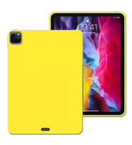 Apple iPad Pro 11 /2 Nesil /3 Nesil / 4. Nesil / Air M3 Uyumlu Rubber Yıkanabilir Silikon Kılıf (Sarı)
