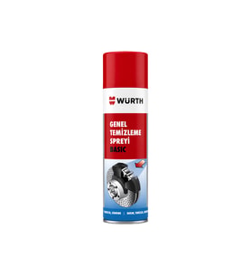 Würth Genel Temizleme Spreyi Basic 500 ml - Yüksek Performanslı Fren Balata ve Yağ Sökücü