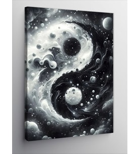 Kanvas Tablo Ying Yang Denge