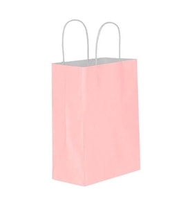 PEMBE KAĞIT HEDİYE VE ALIŞVERİŞ ÇANTASI (25X12X31) 25 ADET