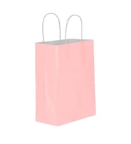 PEMBE KAĞIT HEDİYE VE ALIŞVERİŞ ÇANTASI (25X12X31) 25 ADET
