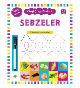 Çizgi Çizgi Etkinlik - Sebzeler (4+ Yaş)