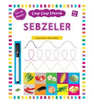 Çizgi Çizgi Etkinlik - Sebzeler (4+ Yaş)