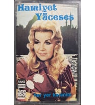 (Plak Değildir KASET tir) Kaset Hamiyet Yüceses Her Yer Karanlık Kağıt Baskı Kaset