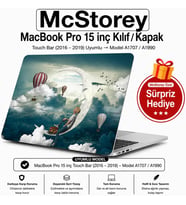 MacBook Pro 15 Baskılı Kılıf A1707 A1990 Uyumlu Sert Kılıf İnce Hafif Koruyucu Kapak R-89