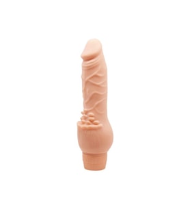 Güçlü Titreşimli 19,5 cm Realistik Vibratör Gerçekci Penis Dildo