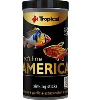 Softline America S Kuzey Ve Güney Amerika Balıkları İçin Yumuşak Taneli Balık Yemi 250 Ml 140gr