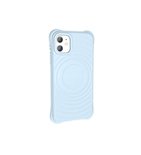 Apple iPhone 11 Uyumlu M-safe Şarj Özellikli Airbagli Mat Görünümlü Zore Hepi Kapak (Açık Mavi)