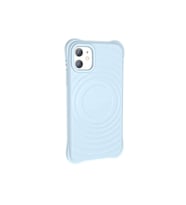 Apple iPhone 11 Uyumlu M-safe Şarj Özellikli Airbagli Mat Görünümlü Zore Hepi Kapak (Açık Mavi)