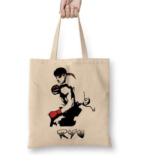 Ryu Street Fighter Bez Çanta Uzun Saplı