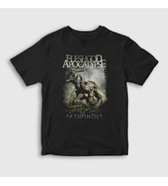 Presmono Unisex Çocuk Siyah Pathfinder Fleshgod Apocalypse T-Shirt 477011tt