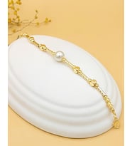 İnci Damla Gold Bileklik