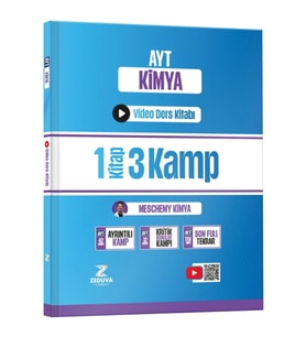 Zeduva Yayınları Meschemy Kimya AYT Kimya 1 Kitap 3 Kamp Video Ders Kitabı