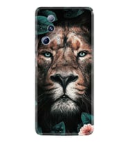Xiaomi Mi 13 Lite Kılıf Resimli Desenli Baskılı Silikon Leon Flowers 1307