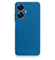 Realme C55 Kılıf First Silikon - Mavi