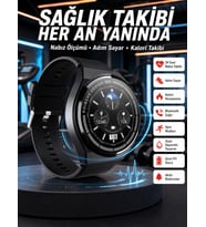 En Çok Tercih Edilen Akıllı Saat Amoled Ekran Nabız Sensörü GPS Uyumlu Adımsayar