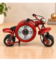 Dekoratif Metal Vintage Motorsiklet Saat C1849