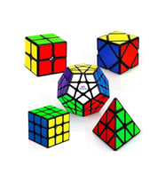 Zeka Küpü Seti 2x2,3x3,pyramid,skewb,megaminx Speed Cube Set 5 parça