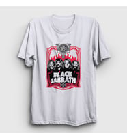 Presmono Unisex Beyaz Band V2 Black Sabbath T-Shirt 376010tt