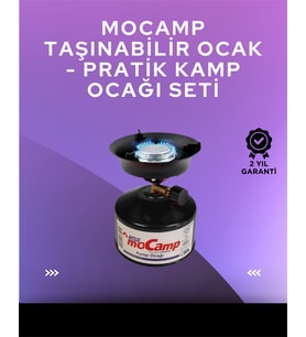Hafif ve Kompakt Tasarımlı Taşınabilir Kamp Ocağı – Ergonomik Kullanım