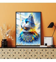 4K Kedi Cat Ai Tablo Poster (Karışık)