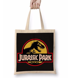 Jurassic Park 2 Bez Çanta Uzun Saplı