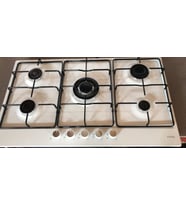 Vinola MOG.9610.111.BEYAZ EMAYE 90 cm Wok Gözlü Ankastre Ocak - Doğalgaz