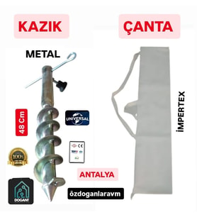 Plaj Kamp Deniz Şemsiyesi Kazıgı / Çantası