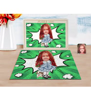 BK Gift Kişiye Özel Kız Çocuk Karikatürlü 1000 Parça Profesyonel Puzzle-16