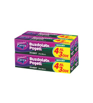 Buzdolabı Poşeti Orta Boy 4 Al 3 Öde (4*20) 24 x 38 cm