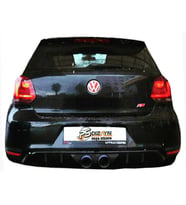 Volkswagen Polo (2010-2014) GTİ R400 Arka Tampon Eki - Difüzör (Plastik)
