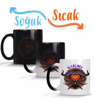 WoW Warlock Sihirli Kupa Bardak Porselen