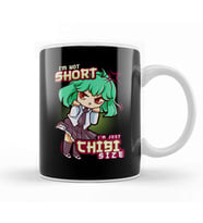 I m Not Short I m Just Chibi Size Cute Anime Girl Kupa Bardak Porselen