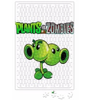 Split Pea Plants ve Zombies Puzzle 240 Parça Yapboz
