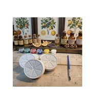 Atölye Lavi Shop Limon Boyama Seti 5 Adet Limon Boyama Seti (6’lı boya ve bir adet fırça hediyeli )
