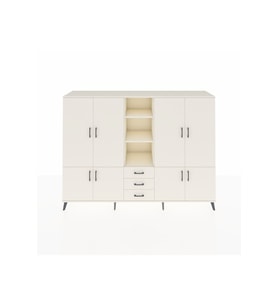 Hyperion Dolap 11 Raflı 3 Çekmeceli 8 Kapaklı 220x44x163 Aytaşı-Aytaşı