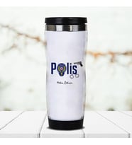 Polis Logolu İsme Özel Termos Bardak