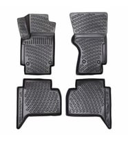 Rizline Volkswagen Amarok 3D Havuzlu  Paspas (Siyah - Beyaz)