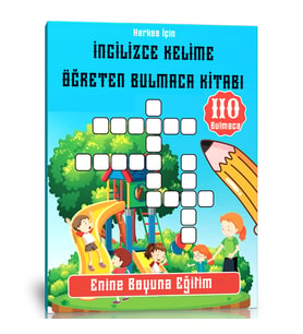 Herkes İçin İngilizce Kelime Öğreten Bulmaca Kitabı